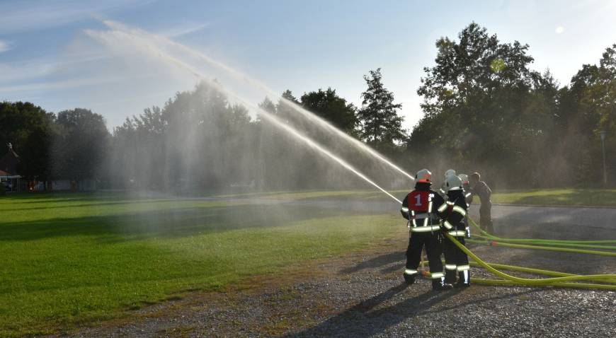 Grundausbildung der 4 Andorfer Feuerwehren