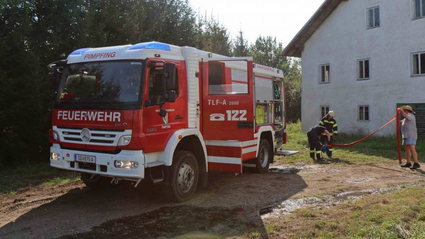 Übung Küchenbrand und Wärmebildkamera