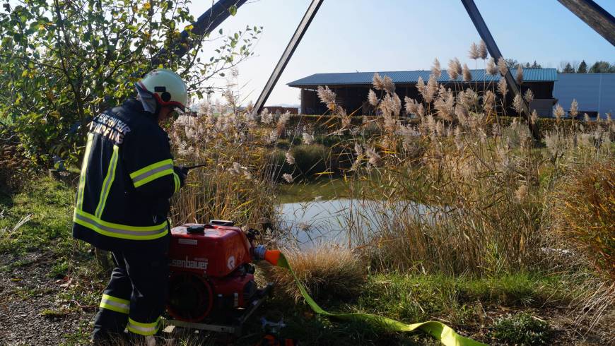 Herbstübung der 4 Andorfer Feuerwehren