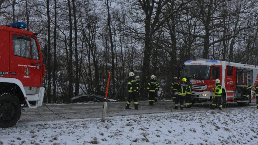 Fahrzeugbergung auf der AL 514