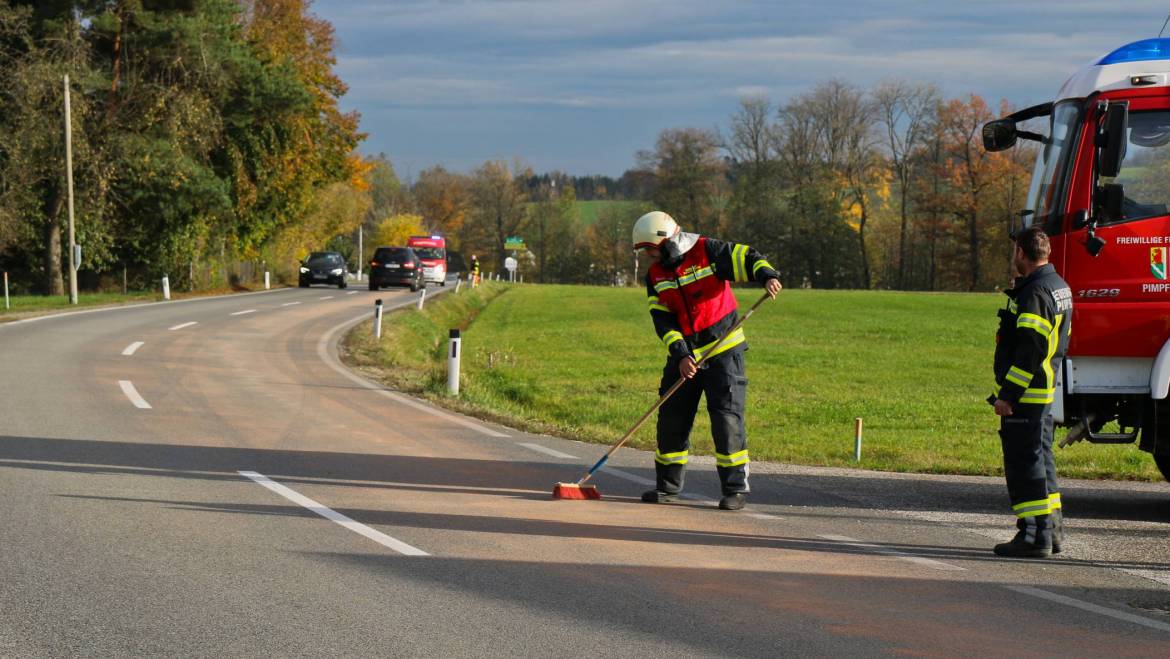 Ölspur über mehrere Gemeinden