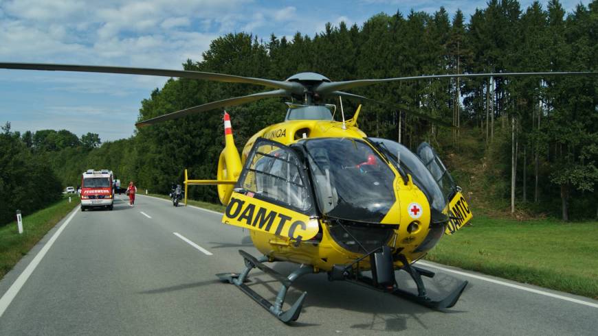 Schwerer Verkehrsunfall in Zell/Pram