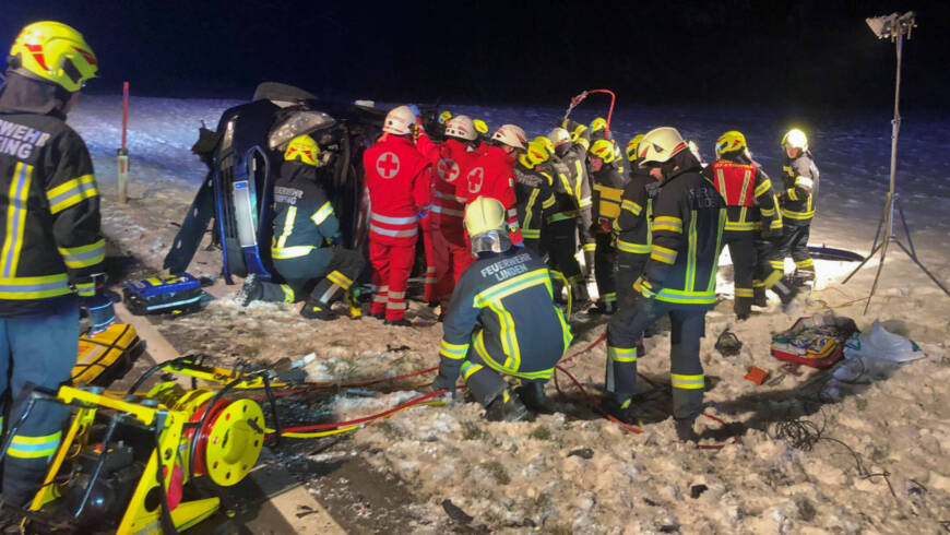 Frontalzusammenstoß auf der B137