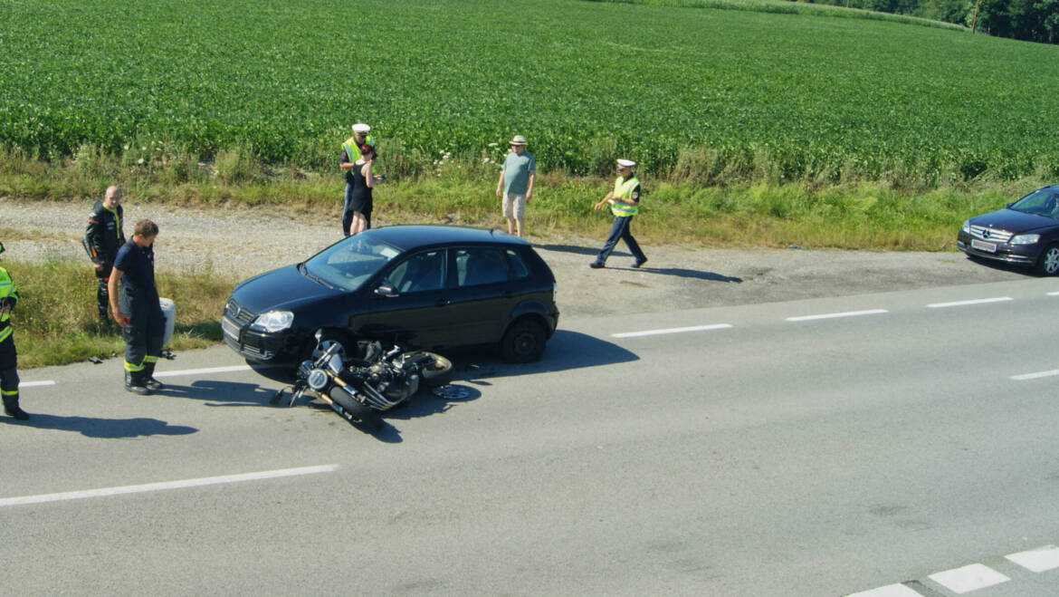 Verkehrsunfall auf der AL514