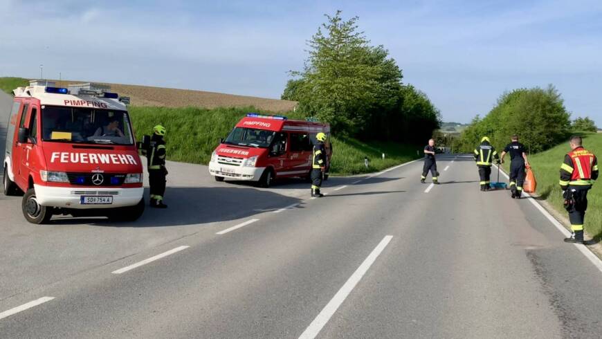 Ölspur durch Andorfer Gemeindegebiet