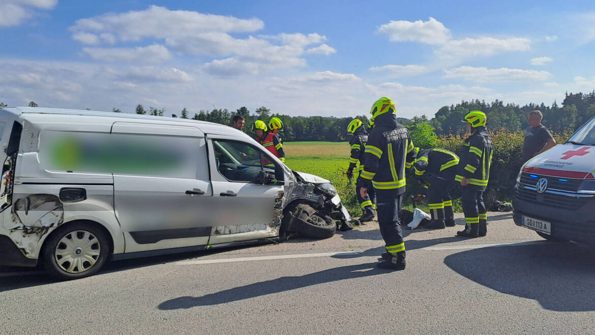 Verkehrsunfall auf der B137