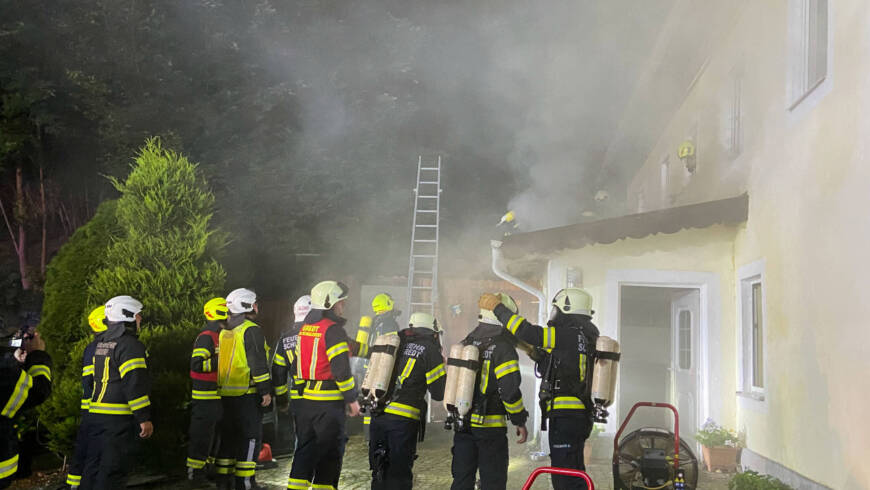 Brandeinsatz in der Sportplatzstraße