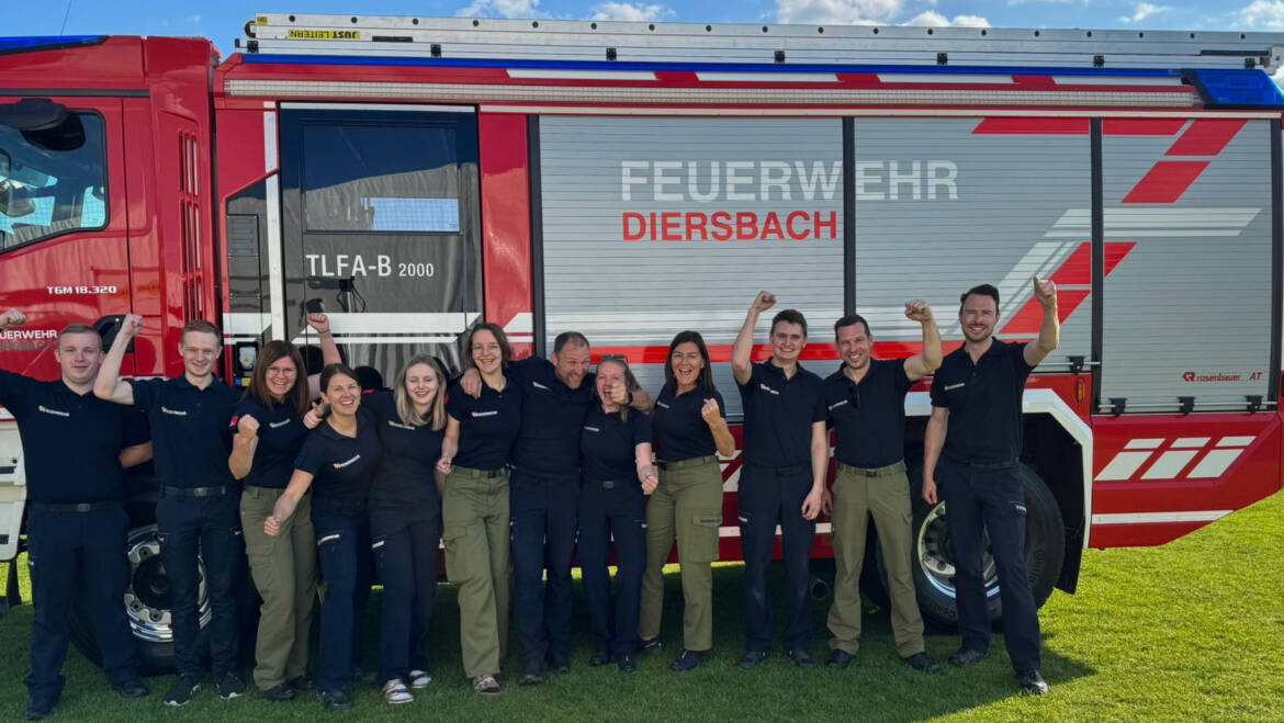 2. Platz beim Bezirks-Kuppelcup der Feuerwehr Diersbach