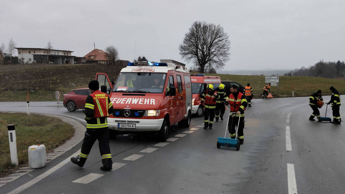 6km lange Ölspur von Andorf nach Enzenkirchen