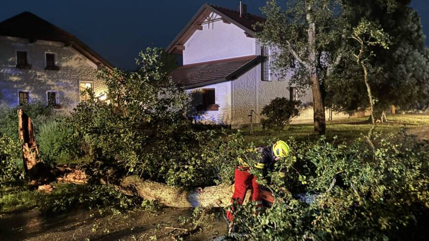 Sommergewitter mit mehreren Einsätzen