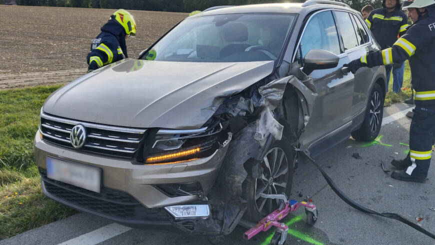 Verkehrsunfall auf der B137